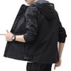 2025 Men's Casual Hooded Jacket - Spring/Autumn Fashion, Lightweight, Loose Fit, Sports Cardigan