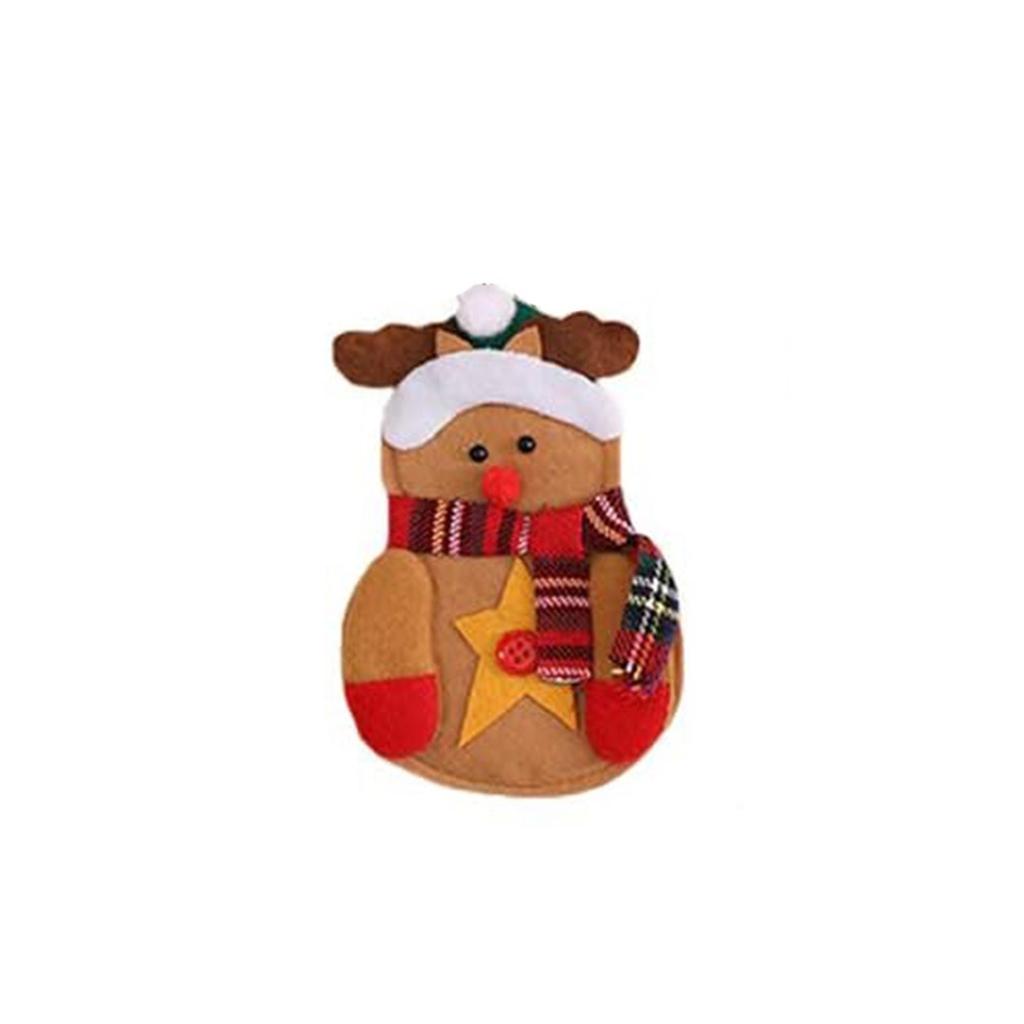 Christmas Cutlery Holders Suit Silverware Pockets Knifes Forks Tableware Decor Bag Storage Covers Christmas Xmas Party Decorations