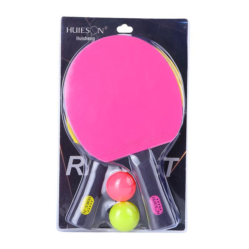 4-Star Colorful Table Tennis Racket Set