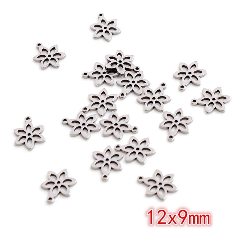 30pcs/lot No Fade Charms 316 Stainless Steel Butterfly tree heart Charms handmade Craft pendant Jewelry Making,DIY for necklace