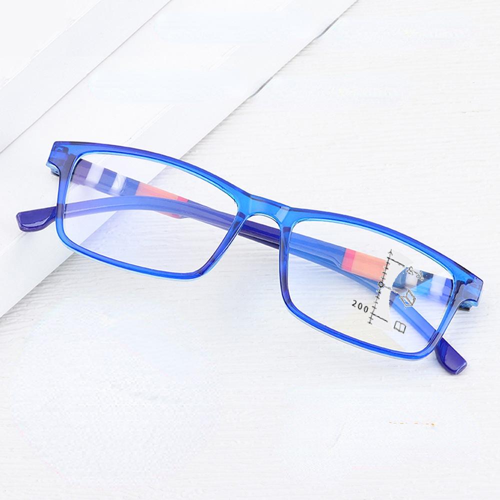 Multifocal Progressive Reading Glasses Men Intelligent Small Frame Ultralight Anti Blue Light Presbyopic Eyewear Women +1.0~+4.0