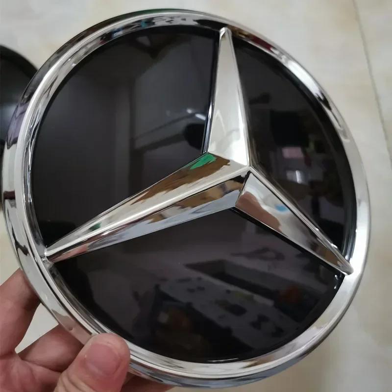 CEJ1 2025 Hot For Benz ABS Car Grill Emblem Star Badge Front Grill Logo For Mercedes Benz W204 W205 W212 W212 W176 W246 W251 W218 W20
