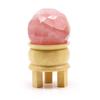 Rose Quartz Crystal Sphere Faceted With Stand 2-Piece