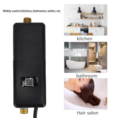 Chauffe-eau instantané 110-220 V 3000 W Chauffages électriques portables pour salle de bain Douche à eau chaude et chauffage de cuisine à domicile