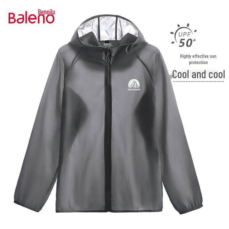 Baleno Men's Hooded UPF50+ Sun Protection Jacket