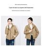 Popular Stand-up Collar 90% White Duck Down Fashion Temperament High-neck Short Down Jacket Women's Winter Jacket