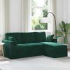 Sofa Dark Green 198 x 134 x 80 cm Velvet
