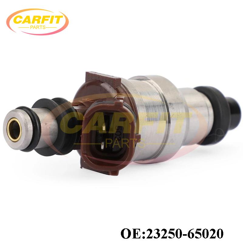 6PCS OEM 23250-65020 2325065020 23209-65020 2320965020 Fuel Injectors For 1989-1995 Toyota 4Runner Pickup T100 3VZE 3.0L V6