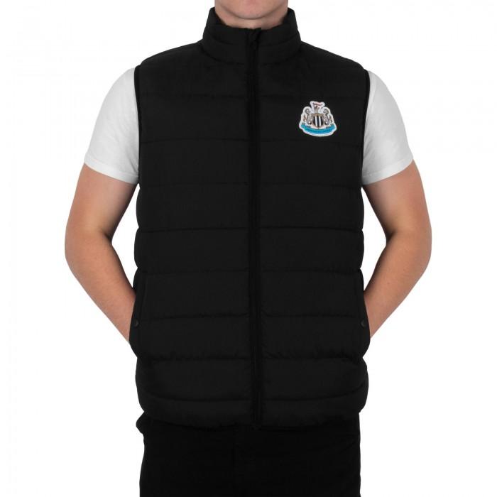 Newcastle United FC Mens Quilted Padded Gilet