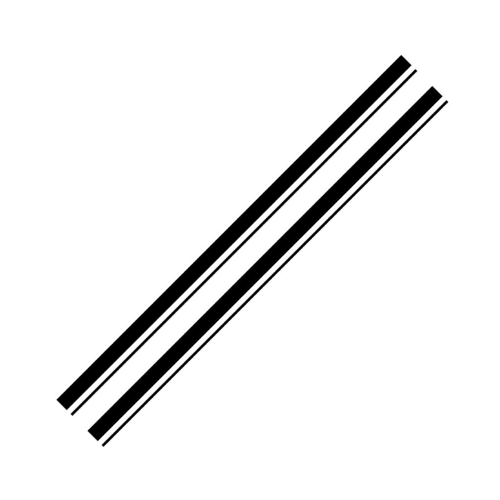 Car Body Side Decal, Car Stripe Sticker Anti-Shrink Waterproof for