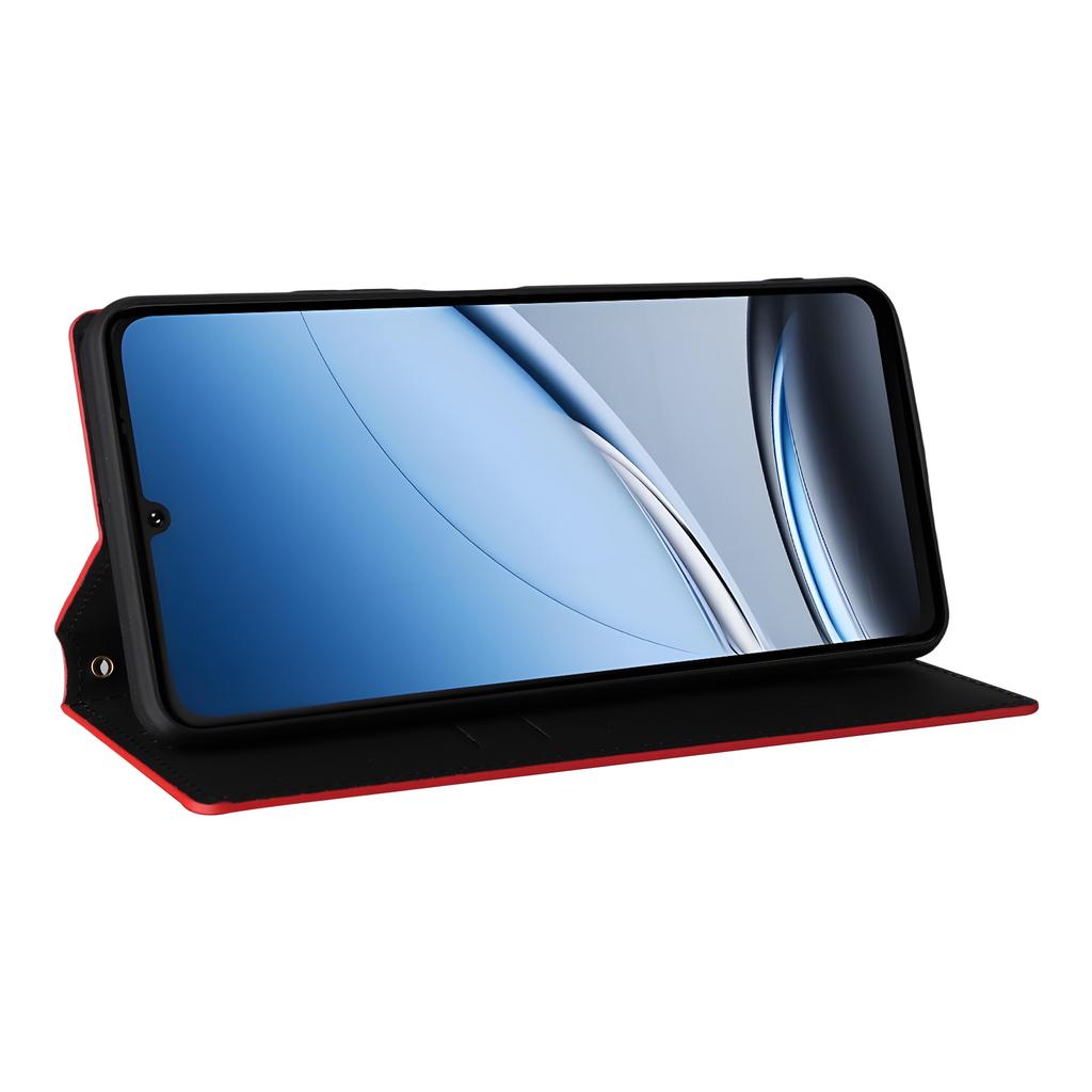 For Doogee Note 59/Note 59 Pro Case Wallet Rhombus Imprinted Leather Phone Cover