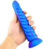 Dragon Scale Mixed Color Mini Simulation Penis Double Layer Liquid Silicone Giant Super Thick Female Sex Toys