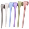 6pcs Detachable Openable Snap Straw  Reusable Silicone Straw Set Soft Drinking Snap On Straw Party Kitchen Supplies