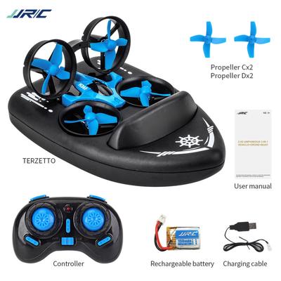 JJRC H36F Mini Drone TERZETTO 3 In 1 Water GroundAir Mode 3-mode Altitude Hold Headless Mode RC