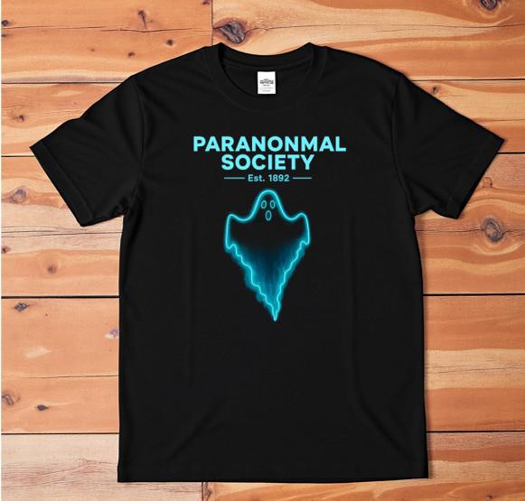 Paranormal Society T-Shirt Ghost Hunting Graphic Tee Spooky Horror Fan Unisex