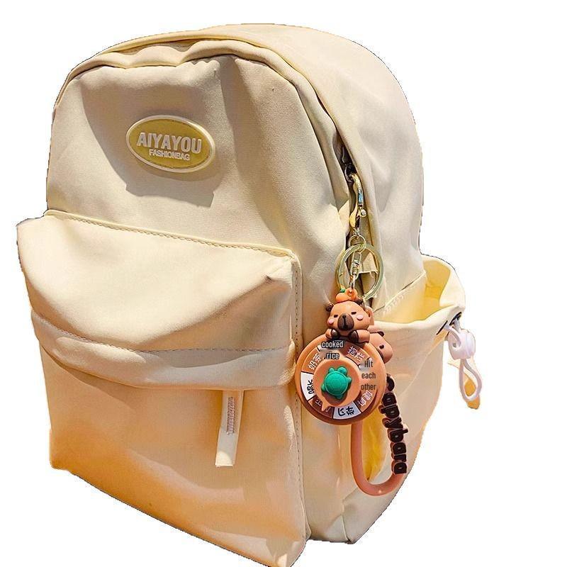 Capybara Cartoon Keychain: Cute Pendant for Backpack, Bag, or Car Charm