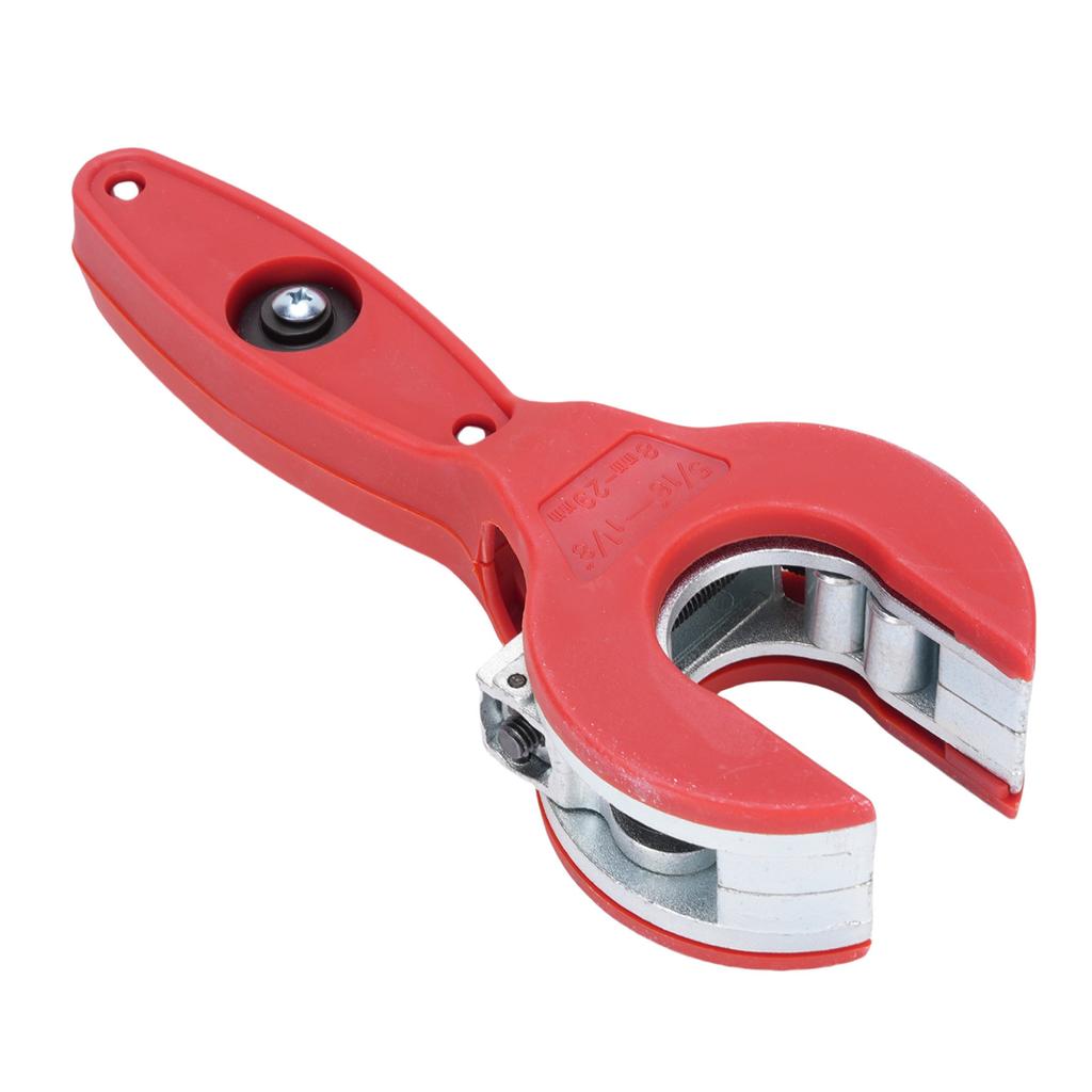 Ratcheting Tubing Cutter 2 In 1 Compact Pipe Cutters for Cutting PPR and Plastic Hoses 1 4in To 7 8in Copper PVC Metal