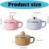 Sealed Soup Container 304 Food Grade Stainless Steels Noodles Bowl with Lid Tableware with Phone Stand for Office Use
