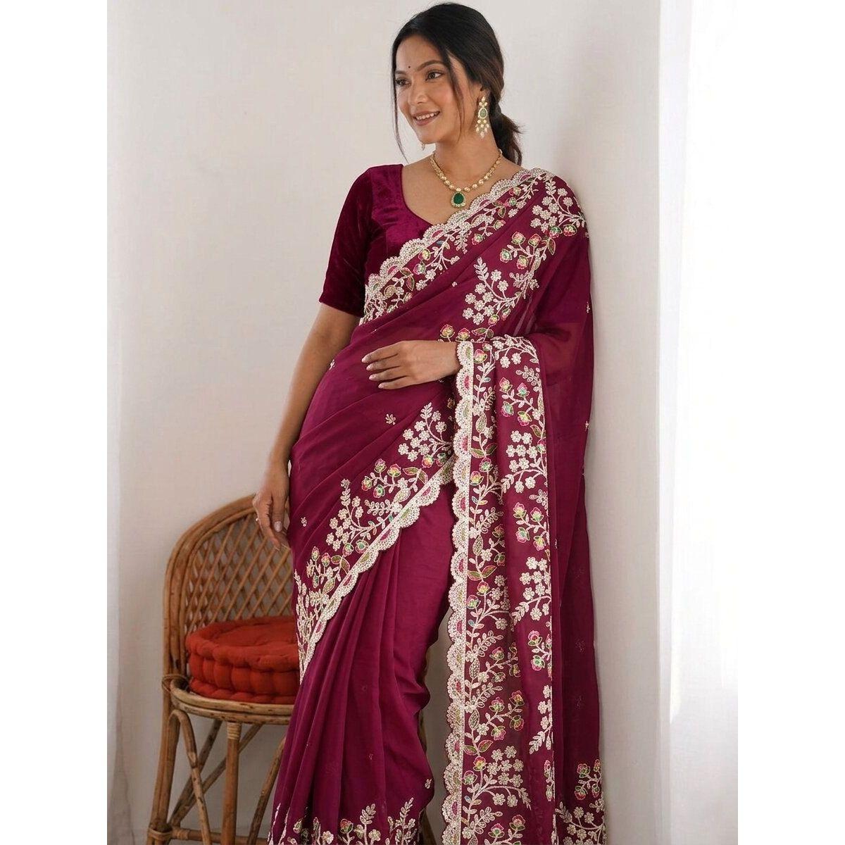 New Launch Premium Party Wear Rangoli Silk Saree Collection