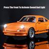 1/36 Porsche Classics Old Car Alloy Simulation Car Model With Sound And Light Metal Diecasts & Toy Vehicles Decoration Children Boy Toys