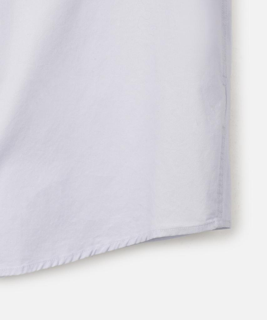 247Silijeu Compact Stretch Oxford Shirt Light Blue