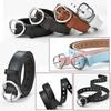 Kids Heart Cutout PU Leather Belt, Heart Shape Buckle Adjustable Waist Belt for Girls Dress Jeans