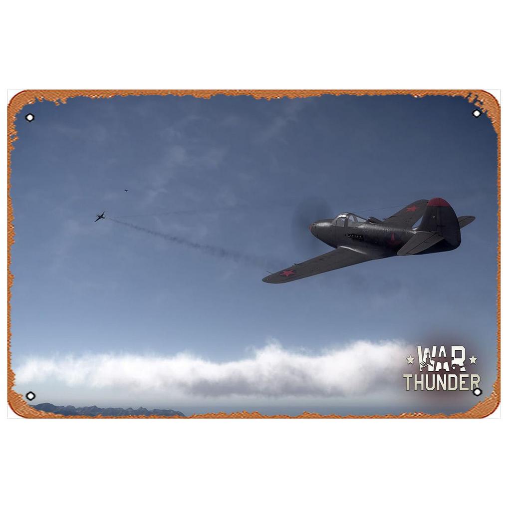 Vintage Fight Plane Metal Tin Signs Plaque Plate Retro Wall Art Posters for Man Cave Bar Pub Clubs Cafe Iron Painting Decoration