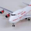1:150 Scale 47cm 747 Aircraft Model Air India Boeing B747 Aircraft Model Die-Cast Resin Aircraft Decoration with LED Lights