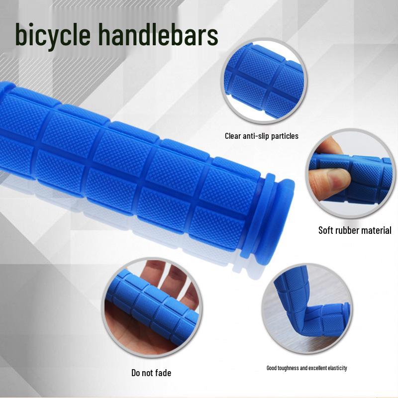 Colorful Soft Rubber Fixed Gear Bicycle Handlebar Grips Accessories