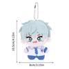 1/5/6Pcs Anime Peripheral Alien Stage Plush Starfish Body Desk Toys Keychain Plush Couple Keyrings Bag Pendants Fans Gift