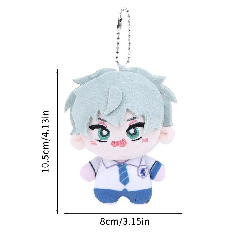 1/5/6Pcs Anime Peripheral Alien Stage Plush Starfish Body Desk Toys Keychain Plush Couple Keyrings Bag Pendants Fans Gift