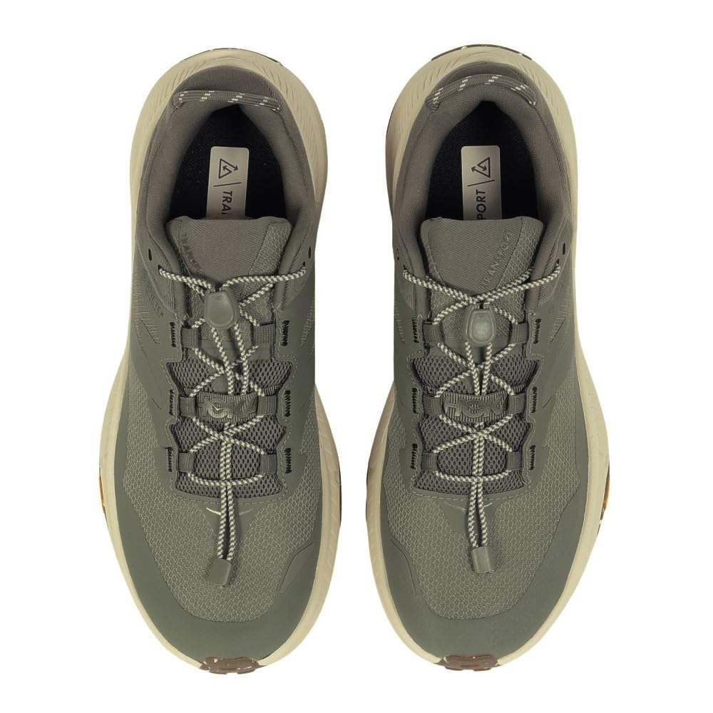 HOKA Transport GTX Hiking Shoes Size Gore-Tex Low-Cut (Khaki, 25.0, Men's, 1133957-STTM)