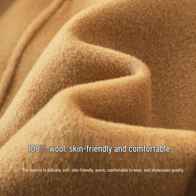 FivePlus French Style Belted Wool Coat