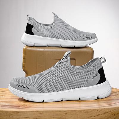 Herre Utendørs Løpesko Mesh Design Støtdemping Sklisikker Ultra Lett Mesh Store Fritids Sports Sko Enfot Sko