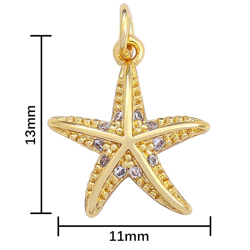 1Pcs Various Style Metal Zircon Pendants For Making DIY Bracelet Necklace Earring Key Chain
