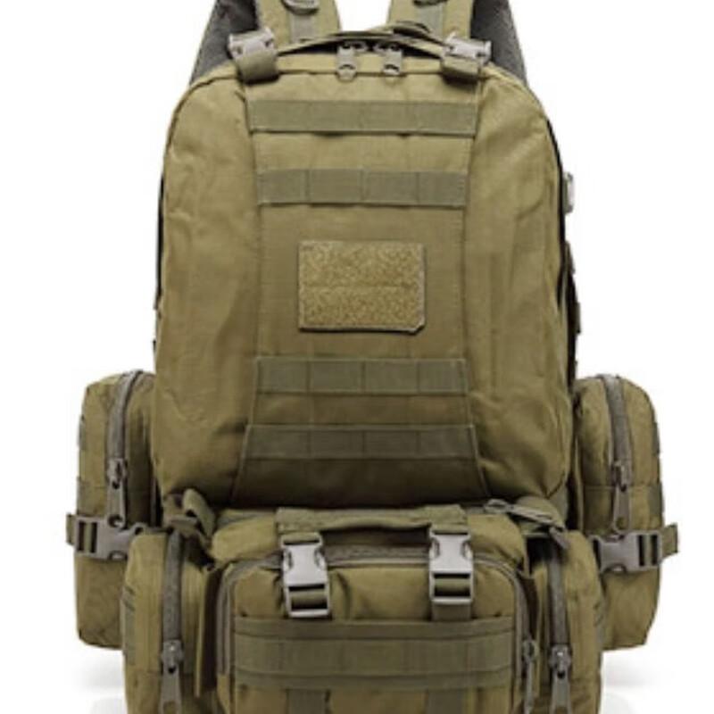 Ningzhao Waterproof Tactical Camouflage 53L Backpack
