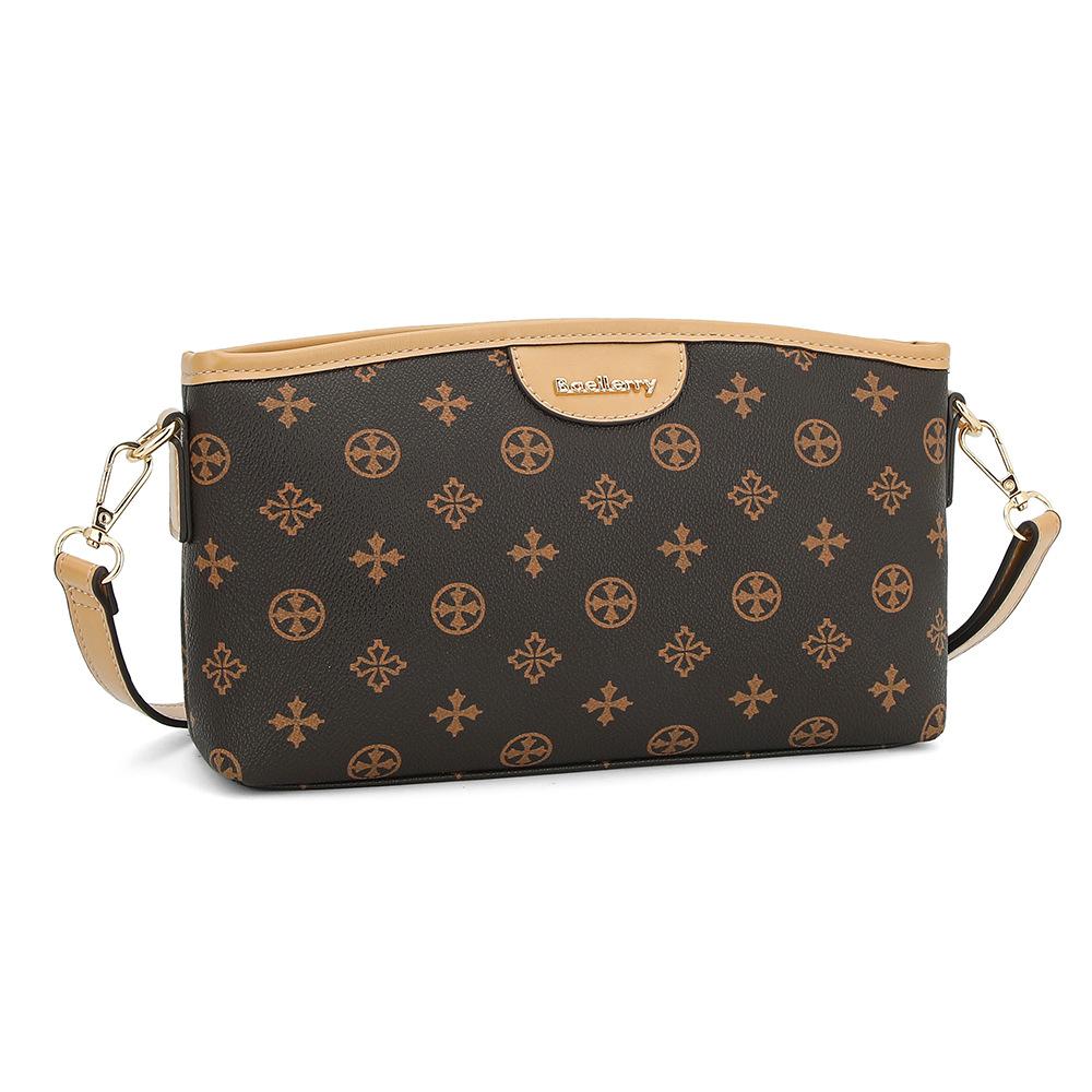 New women s bag pattern niche zipper shoulder oblique span bag versatile underarm bag women