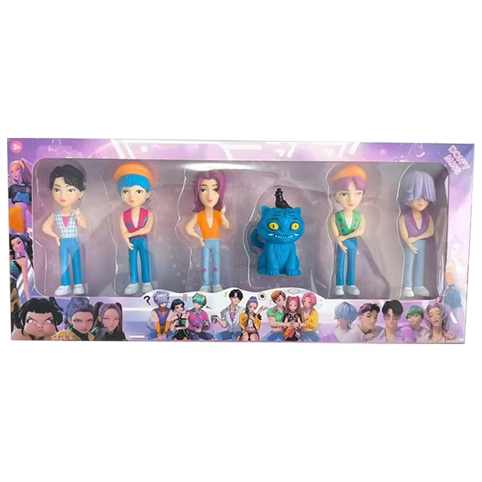 

NEW Demon Hunters Anime Kpop Figure Model Toy Cartoon Gaming Peripherals Desk Decoration Collection Figures Model Toy For Kid