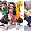 17cm Kimetsu No Yaiba Figure Demon Slayer Kamado Tanjirou Anime Figure Agatsuma Zenitsu Tomioka Giyuu Kamado Nezuko Figurine Toy