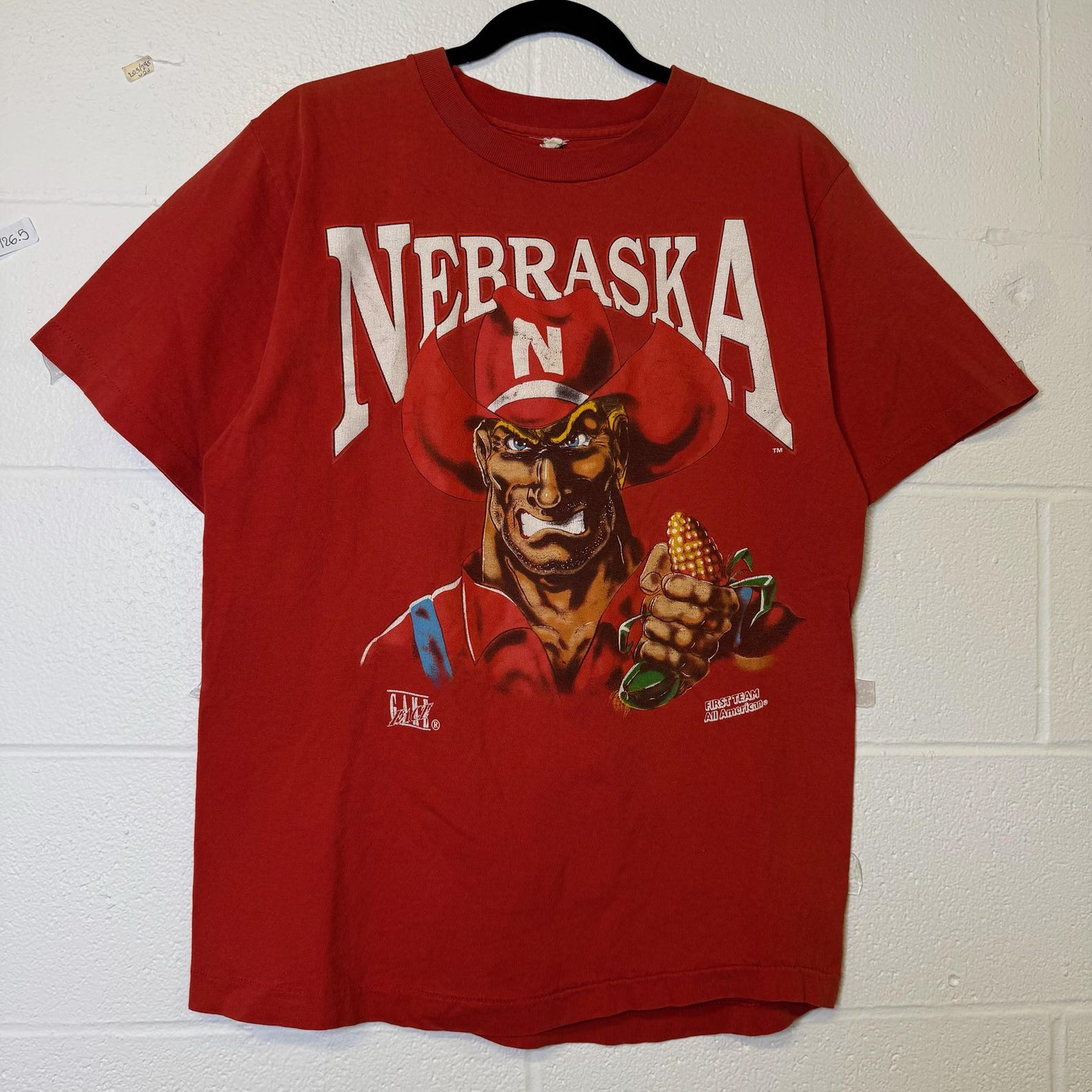 90 s Nebraska Cornhuskers NCAA T shirt Sz L (B2573) 4XL