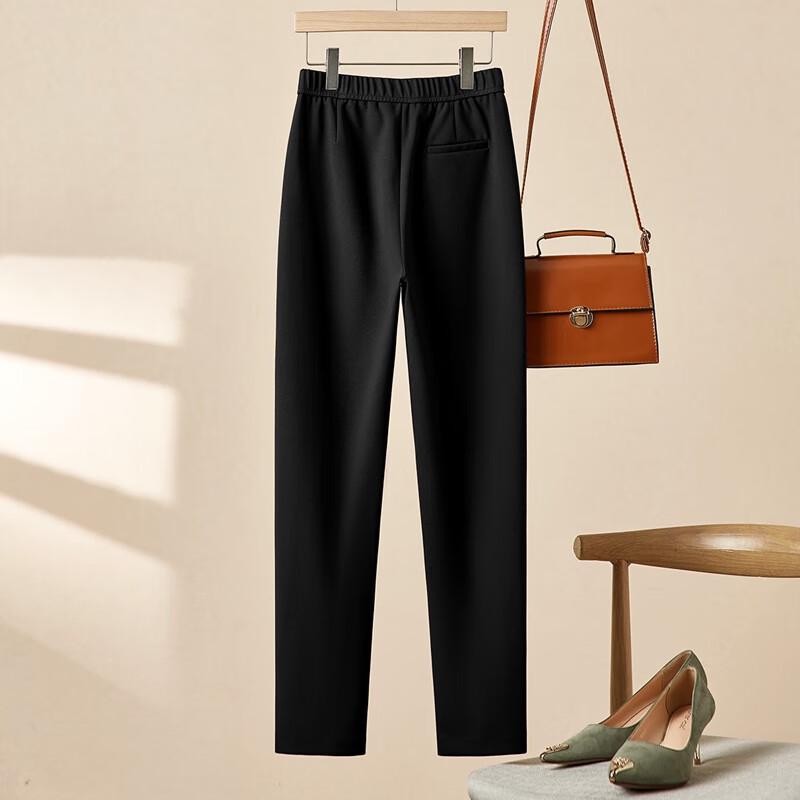 Women's High-Waist Commuter Cropped Harem Pants