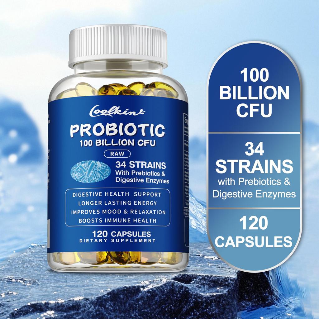 Probiotische Kapseln helfen, die Darmflora anzupassen, die Immunität zu stärken und die Verdauung zu regulieren.