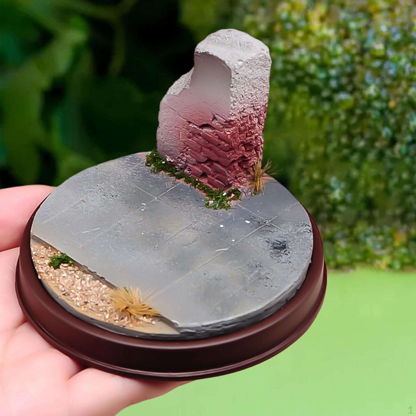 Масштаб 1/64 Миниатюрная модель сцены Угол Симуляция Фото реквизит Коллекции Микро песочный стол