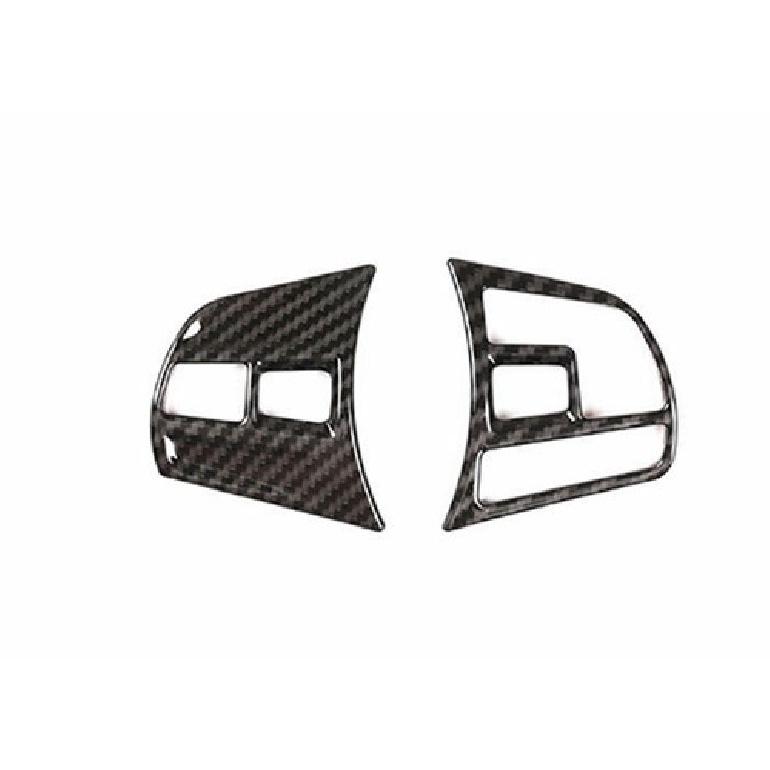 For 2013- BMW 34 Series GT ABS Carbon Fiber Steering Wheel Button Cover Trim