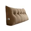Headboard Wedge Cushion Corduroy Triangle Headboard Pillow with Side Pocket Ergonomic Back Support Daybed Pillow for Reading Sitting Working