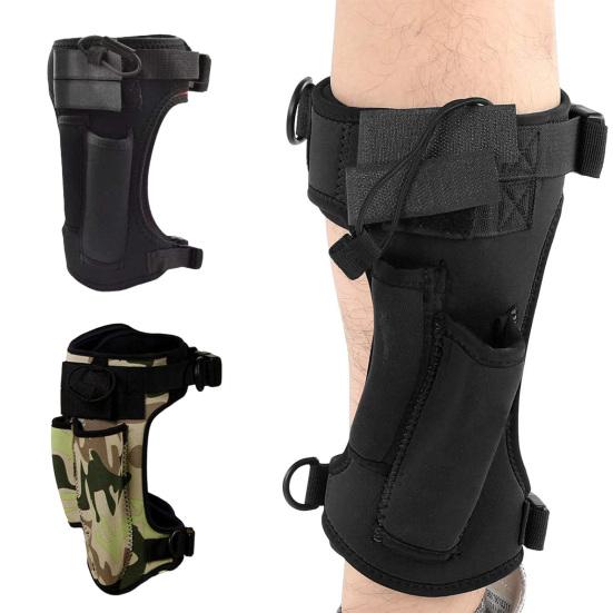 Geantă de înfășurare pentru tăietor pentru picioare de scufundări Suport reglabil pentru foarfece de scufundări Camuflaj rezistent la coapsă Curea pentru teaca pentru picior de scufundare Echipament de scufundare