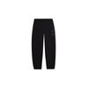 Li Ning Sports Lifestyle Series Fleece Lined Warm Elastic Waist Casual Knitted Sports Pants Women Bottoms Black AKLSG68-1