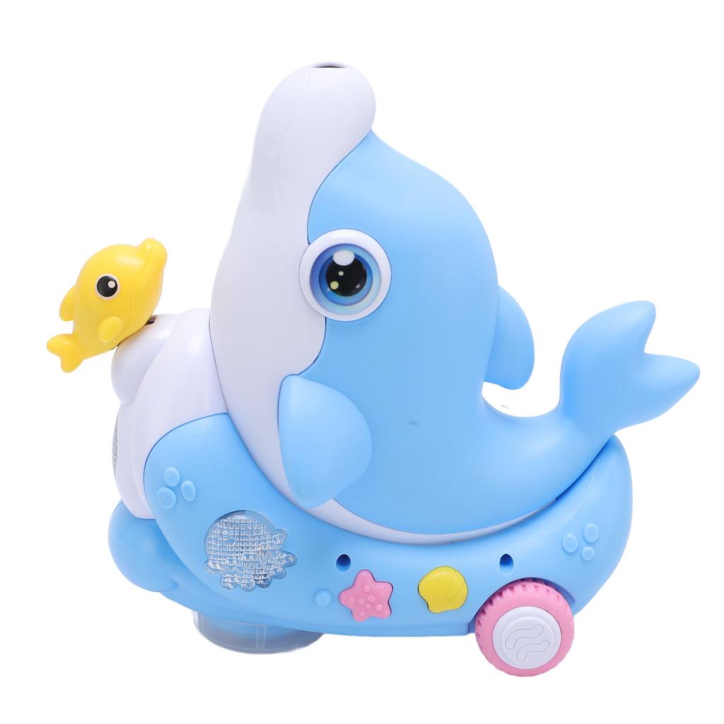 Children Electric Dolphin Toy Electric Universal Light Music Dolphin Floating Blow Ball Baby Cute Fu