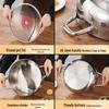 TLXT Stainless Steel Flat Bottom Cooking Pot