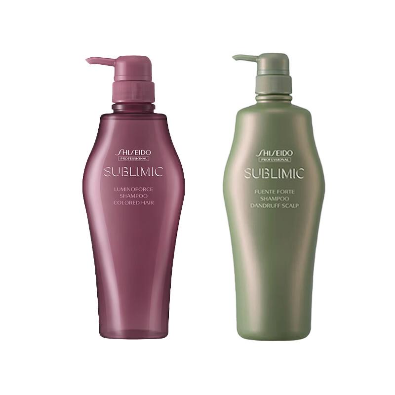 Shiseido Professional Core Poetry Luminous Color & Anti-Dandruff Shampoo Set